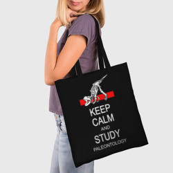 Шоппер 3D Keep calm and study paleontology - фото 2