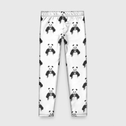 Детские леггинсы 3D Panda love - pattern