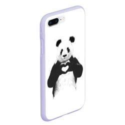 Чехол для iPhone 7Plus/8 Plus матовый Panda love - фото 2