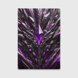 Камень и фиолетовый кристалл – Обложка для автодокументов с принтом купить со скидкой в -20%