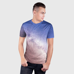 Мужская футболка 3D Slim Галактика млечный путь - фото 2