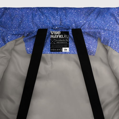 Женская зимняя куртка 3D с принтом Галактика млечный путь, фото #5