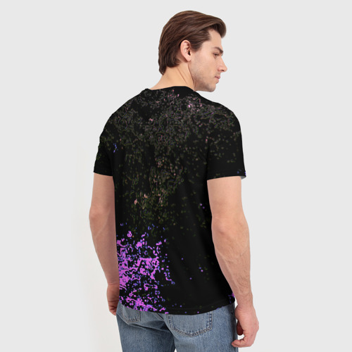 Мужская футболка 3D Warframe брызги неоновых красок, цвет 3D печать - фото 4