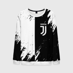 Мужской свитшот 3D Juventus краски чёрнобелые