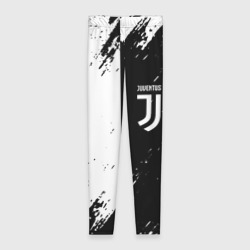 Леггинсы 3D Juventus краски чёрнобелые