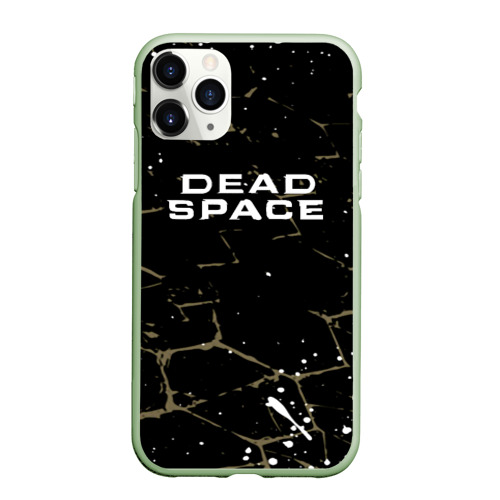 Чехол для iPhone 11 Pro матовый с принтом Dead space текстура, вид спереди #2