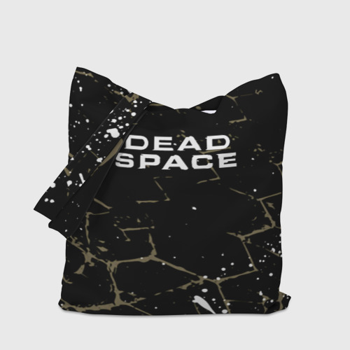 Шоппер 3D с принтом Dead space текстура, вид сбоку #3
