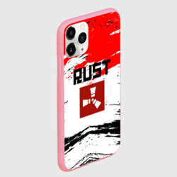 Чехол для iPhone 11 Pro Max матовый RUST краски текстура - фото 2