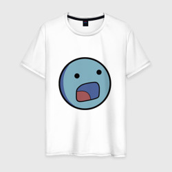 Эмоция шока – Мужская футболка хлопок с принтом купить со скидкой в -20%