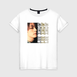 Lee Know top – Женская футболка хлопок с принтом купить со скидкой в -20%