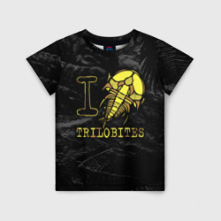 Детская футболка 3D I love trilobites