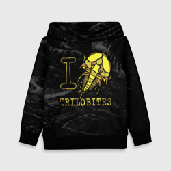 Детская толстовка 3D I love trilobites