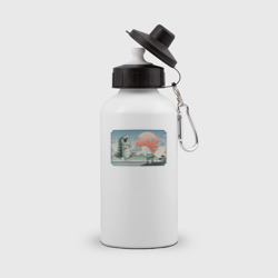 Бутылка спортивная Монстр горы Фудзи