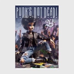 Магнитный плакат 2Х3 Cool Barbie - punk is not dead