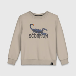 Детский свитшот хлопок Знак зодиака scorpion