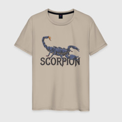 Мужская футболка хлопок Знак зодиака scorpion