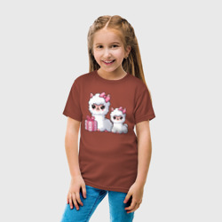 Детская футболка хлопок Альпаки с подарком - фото 2