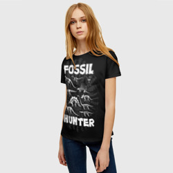 Женская футболка 3D Fossil hunter  - фото 2
