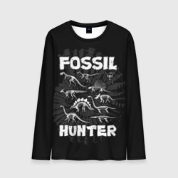 Мужской лонгслив 3D Fossil hunter 