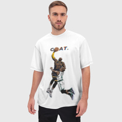 Мужская футболка oversize 3D Goat 23 - LeBron James - фото 2