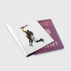 Обложка для паспорта матовая кожа Goat 23 - LeBron James - фото 2