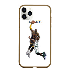 Чехол для iPhone 11 Pro Max матовый Goat 23 - LeBron James