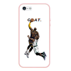 Чехол для iPhone 5/5S матовый Goat 23 - LeBron James