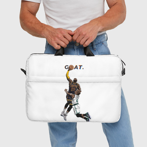 Сумка для ноутбука 3D Goat 23 - LeBron James, цвет 3D печать - фото 5