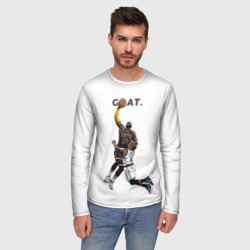 Мужской лонгслив 3D Goat 23 - LeBron James - фото 2
