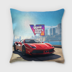 Подушка 3D GTA 6 logo auto