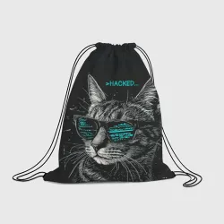 Рюкзак-мешок 3D Hacked cat
