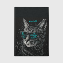 Обложка для автодокументов Hacked cat