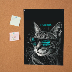 Постер Hacked cat - фото 2