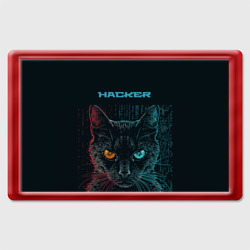 Магнит 45*70 Cat    hacker