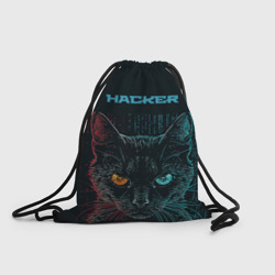 Рюкзак-мешок 3D Cat    hacker