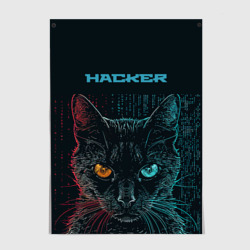 Постер Cat    hacker