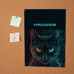 Постер Cat    hacker - фото 2