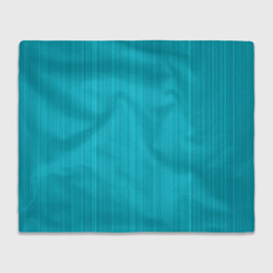 Плед 3D Неоновый голубой полосатая рябь
