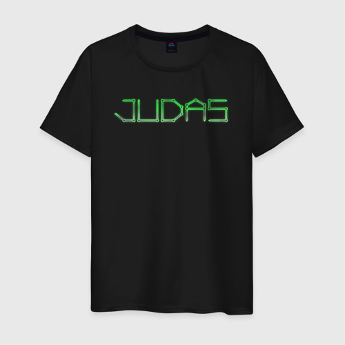 Мужская футболка хлопок Judas logo, цвет черный