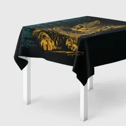Скатерть 3D Кот и программный код