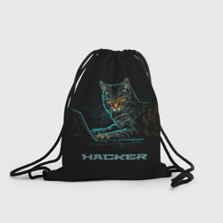 Рюкзак-мешок 3D Cat  hacker