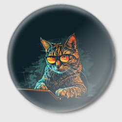 Значок Крутой кот хакер