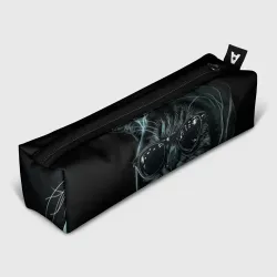 Пенал школьный 3D Кот хакер в черных очках