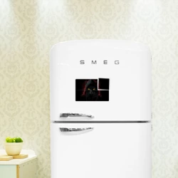 Магнитный плакат 3Х2 Черный кот  хакер - фото 2