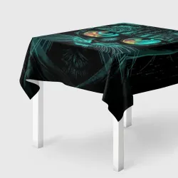 Скатерть 3D Кот программист хакер