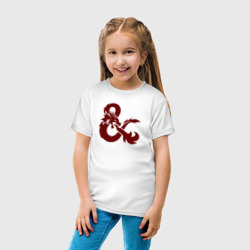 Детская футболка хлопок Подземелья и драконы лого - фото 2