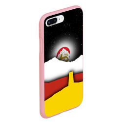 Чехол для iPhone 7Plus/8 Plus матовый Осетия горы и ночное небо - фото 2