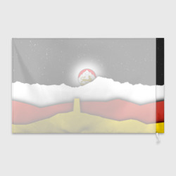 Флаг 3D Осетия горы и ночное небо - фото 2