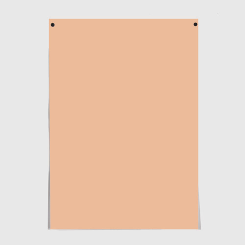 Постер Однотонный цвет бежево-персиковый 