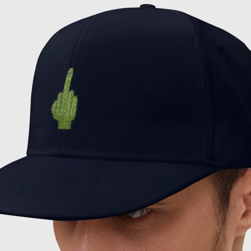Кепка снепбек с прямым козырьком Cactus fuck